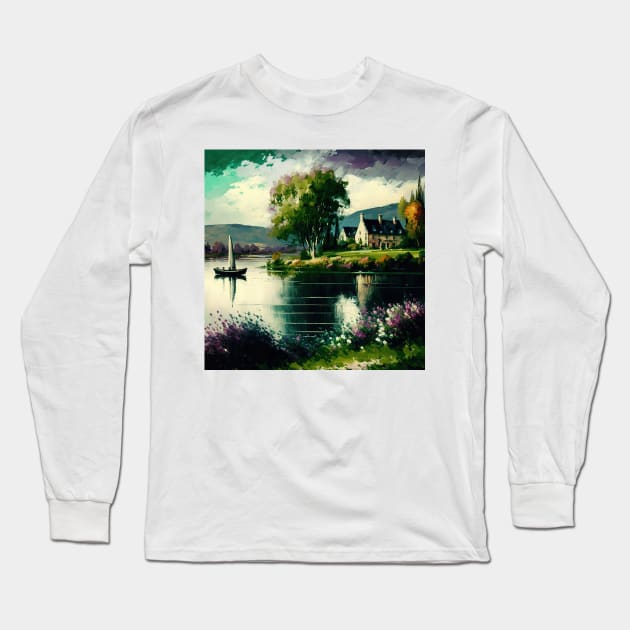 Monet or Manet ? Long Sleeve T-Shirt by Imagier